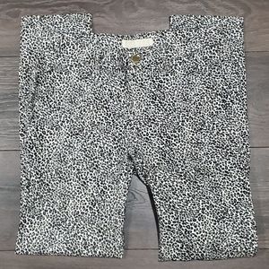 ❤ZARA LEOPARD PRINT SKINNY PANTS/TROUSERS,  size 4